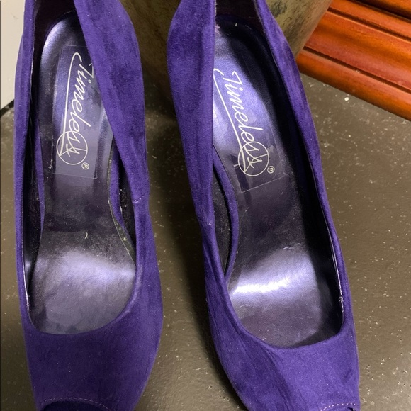 Purple high heel - Picture 2 of 4